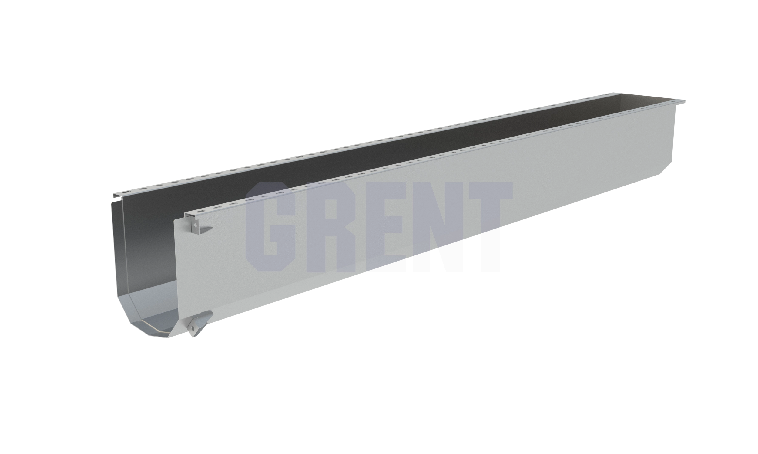 Лоток водоотводный мостовой GRENT MosT подвесной 150 торцевой