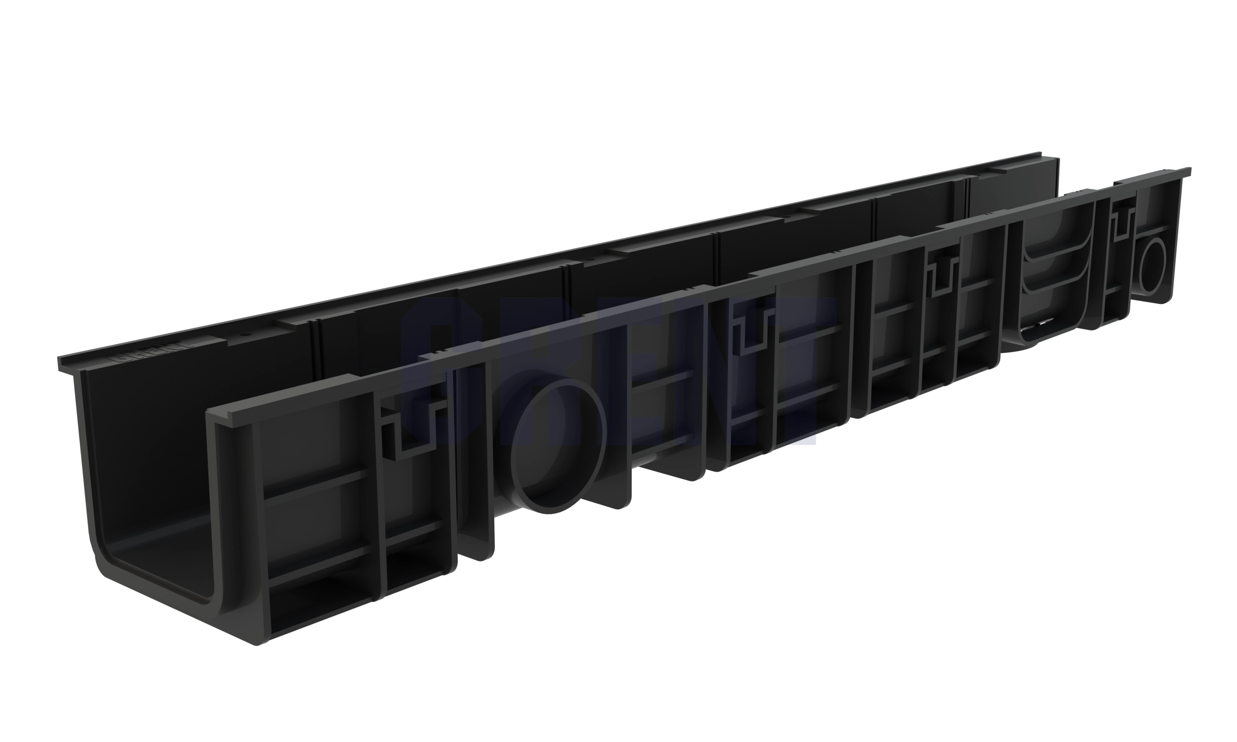 Лоток водоотводный пластиковый GRENT PlasT DN100 H120