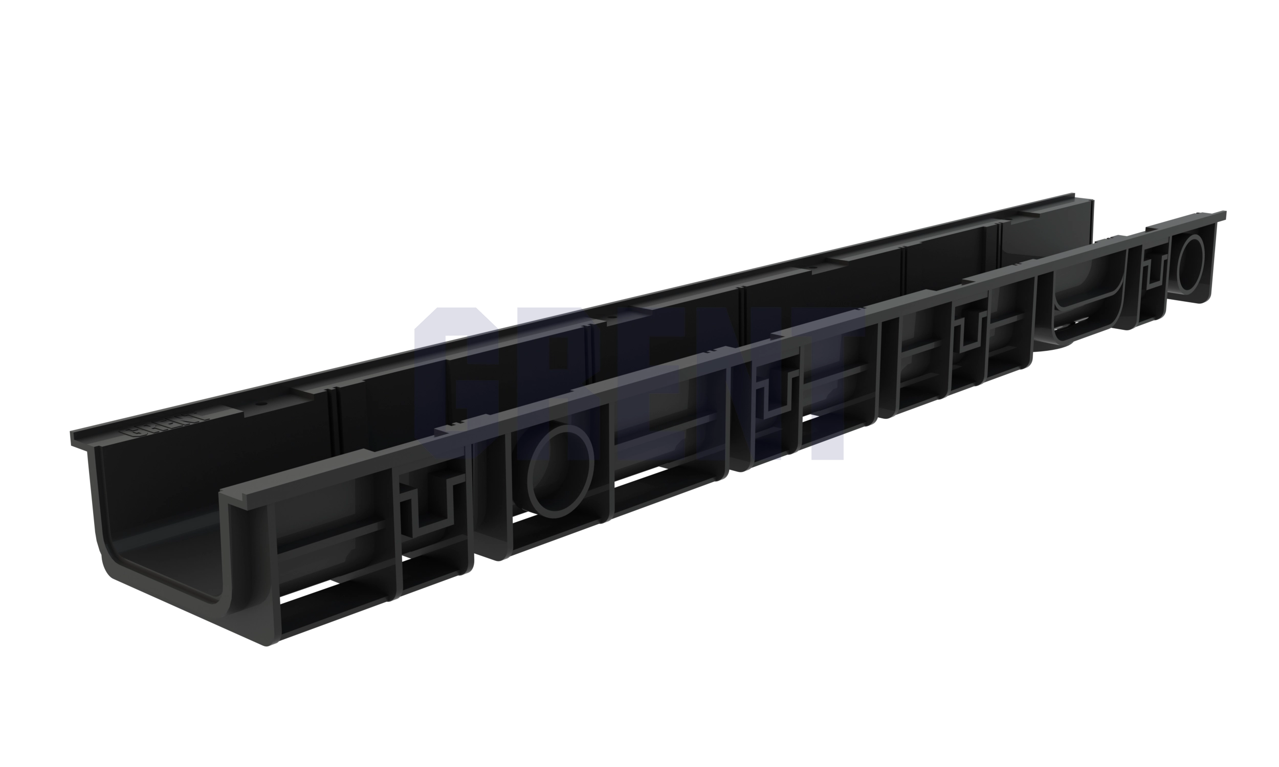 Лоток водоотводный пластиковый GRENT PlasT DN100 H80