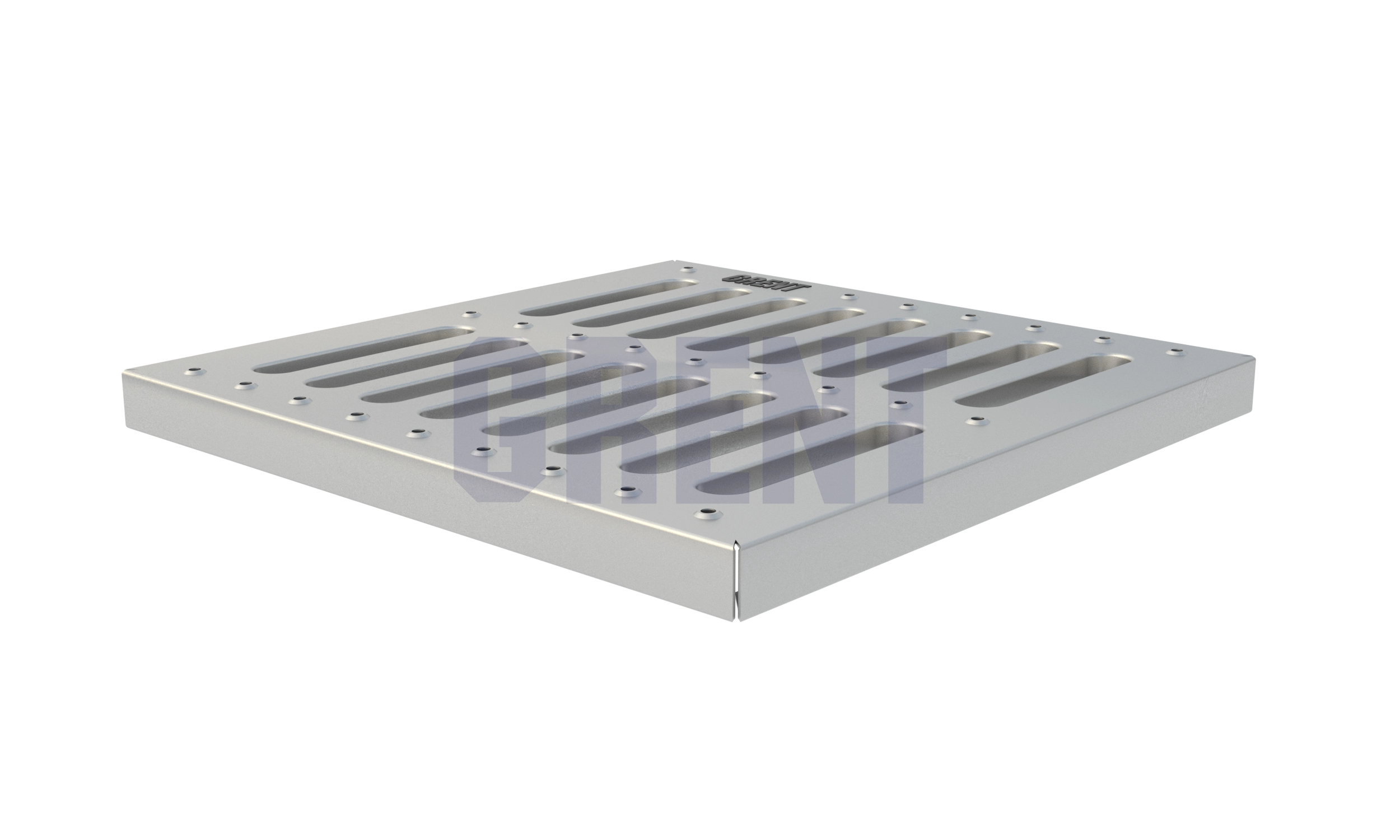 Штампованная решетка стальная GRENT PlasT 300х300 А15