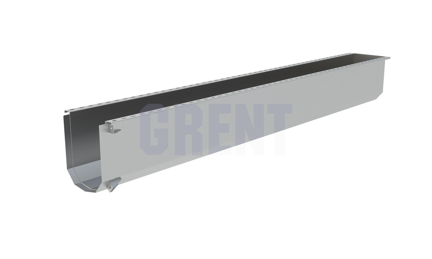 Лоток водоотводный мостовой GRENT MosT подвесной 200 торцевой