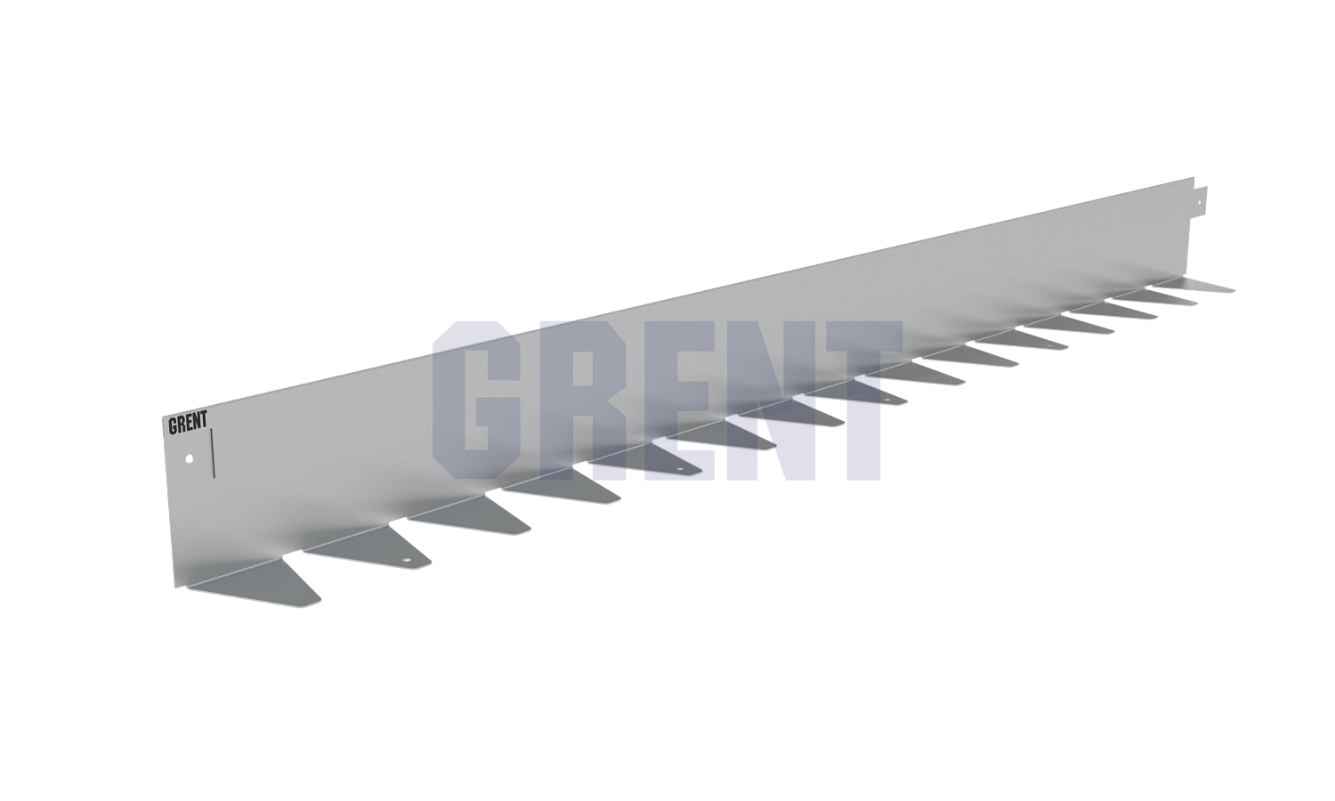 Бордюр стальной GRENT BR L-образный 1200*100, 1,5, нержавеющий