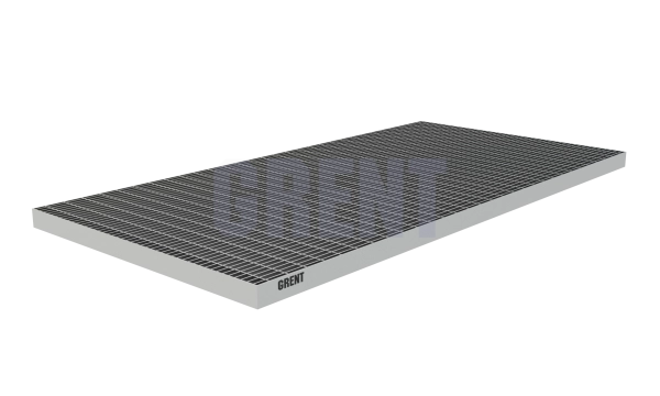 Прессованный настил из нержавеющей стали GRENT 33х11 500х1000
