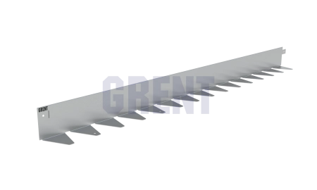 Бордюр стальной GRENT BR L-образный 1200*80, 1,5, оцинкованный