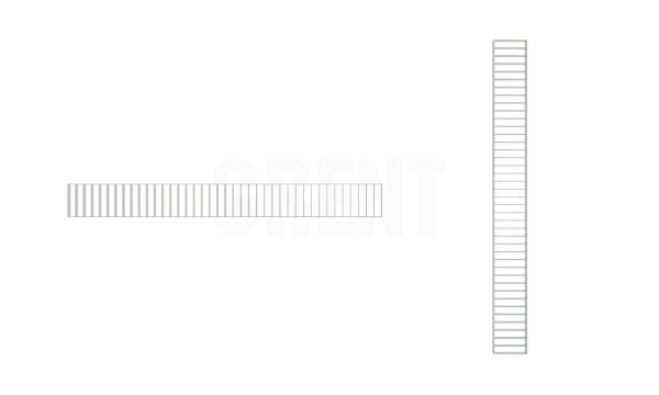 Решетка щелевая из нержавеющей стали GRENT S 120