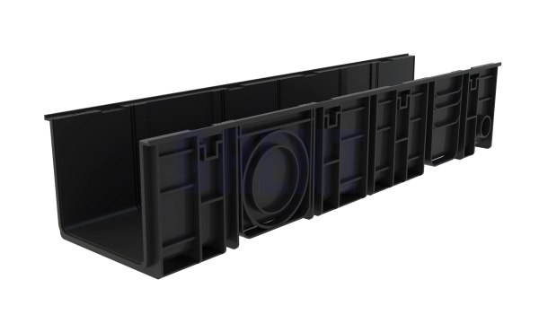 Лоток водоотводный пластиковый GRENT PlasT DN200 H200