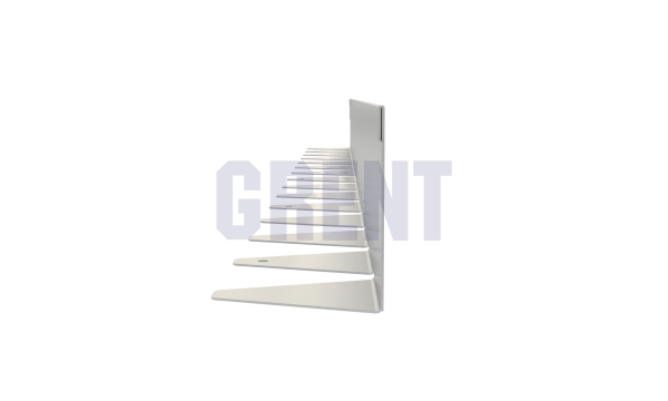 Бордюр стальной GRENT BR L-образный 1200*80, 1,5, оцинкованный