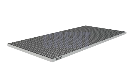 Прессованный настил из нержавеющей стали GRENT 33х11 490х990