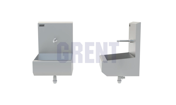 Умывальник 1-секционный подвесной GRENT-P-01