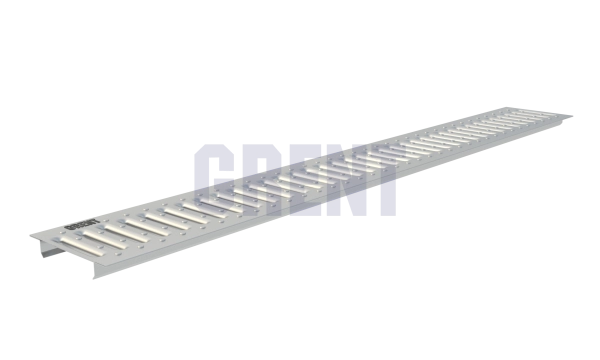 Решетка водоотводная штампованная стальная GRENT PlasT DN100 A15