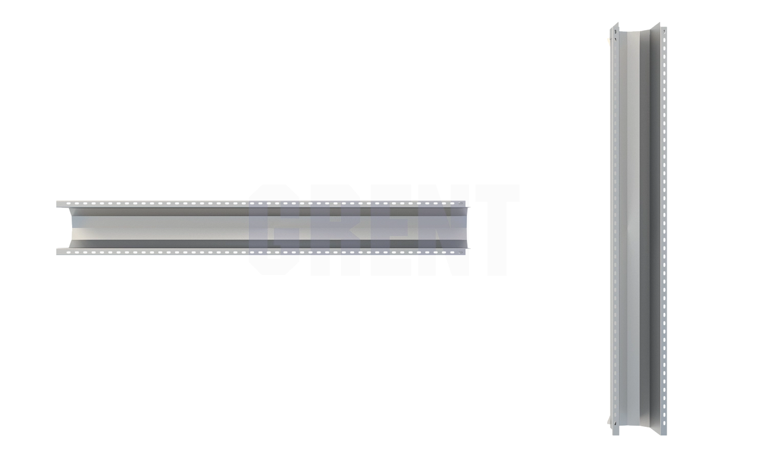 Лоток водоотводный мостовой GRENT MosT подвесной 250 рядовой