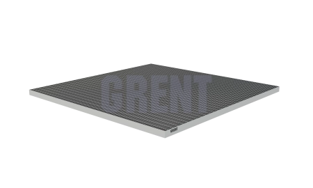 Прессованный настил из нержавеющей стали GRENT 33х11 1000х1000