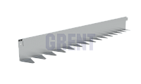 Бордюр стальной GRENT BR L-образный 1200*120, сталь 1.5 мм, оцинкованный Бордюр стальной GRENT BR L-образный 1200*120, сталь 1.5 мм, оцинкованный