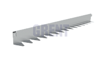 Бордюр стальной GRENT BR L-образный 1200*100, сталь 1.5 мм, нержавеющий Бордюр стальной GRENT BR L-образный 1200*100, сталь 1.5 мм, нержавеющий