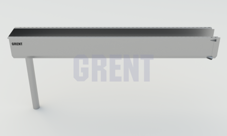 Лоток водоотводный мостовой GRENT MosT подвесной 300 выпускной торцевой