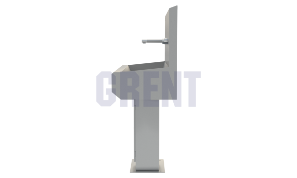 Умывальник 2-секционный на стойке GRENT-S-02