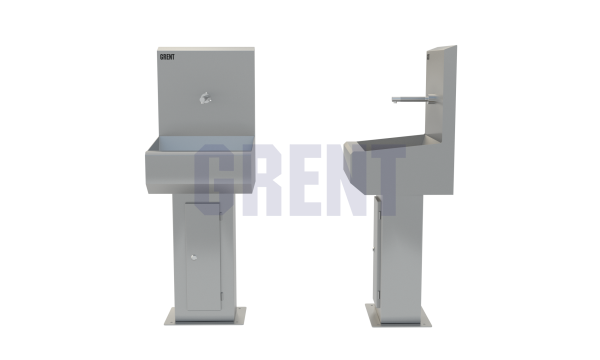 Умывальник 1-секционный на стойке GRENT-S-01