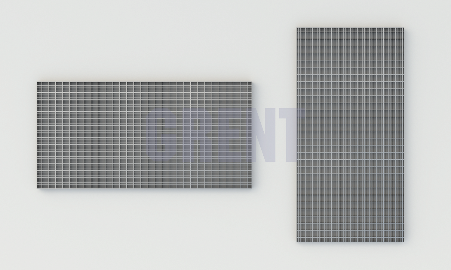 Прессованный настил из нержавеющей стали GRENT 33х11 500х1000