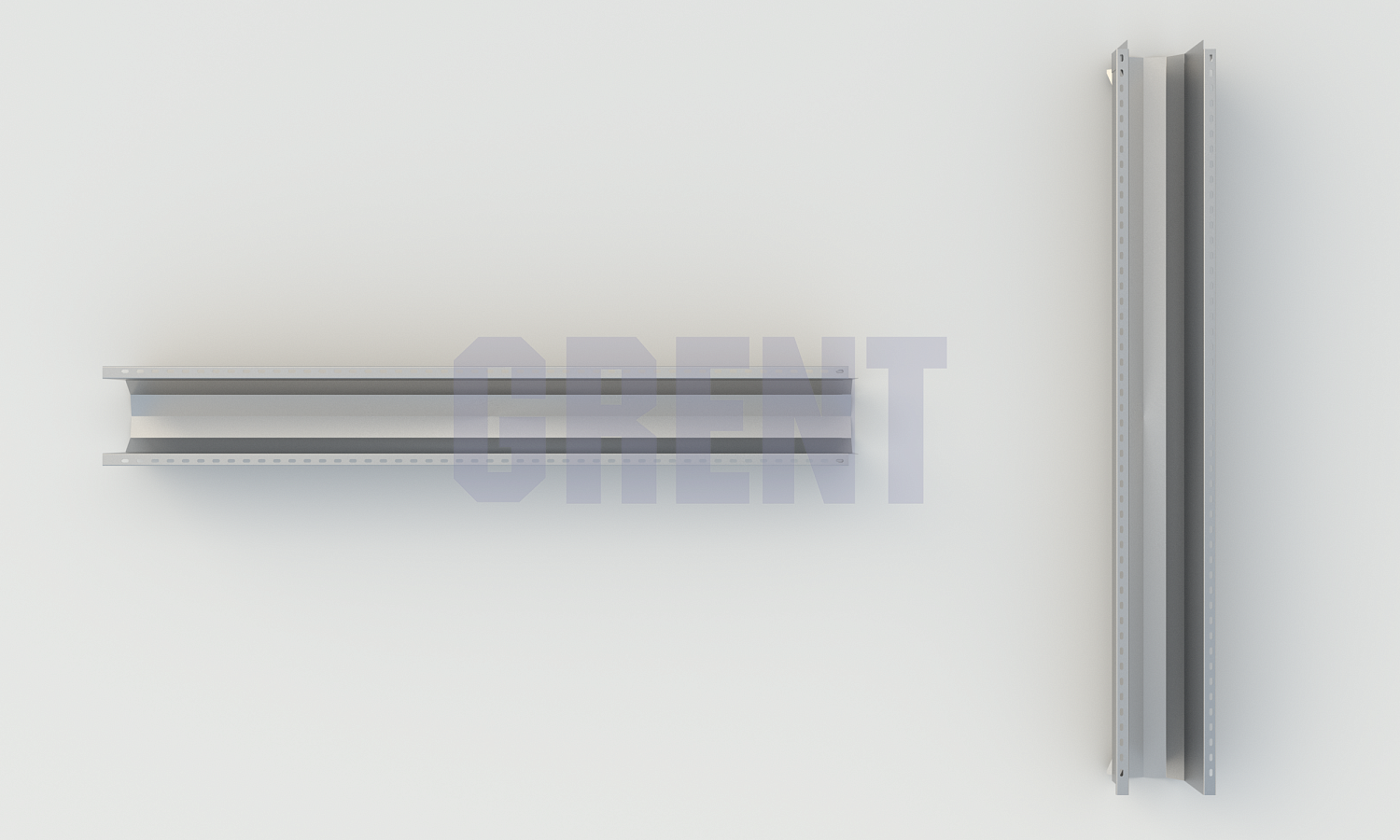 Лоток водоотводный мостовой GRENT MosT подвесной 300 рядовой