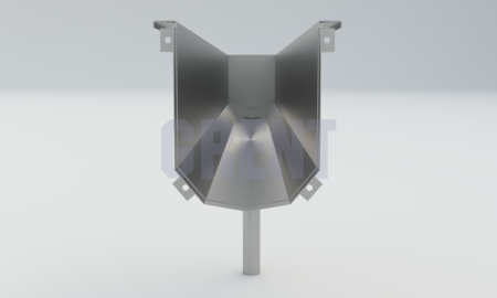 Лоток водоотводный мостовой GRENT MosT подвесной 300 выпускной торцевой