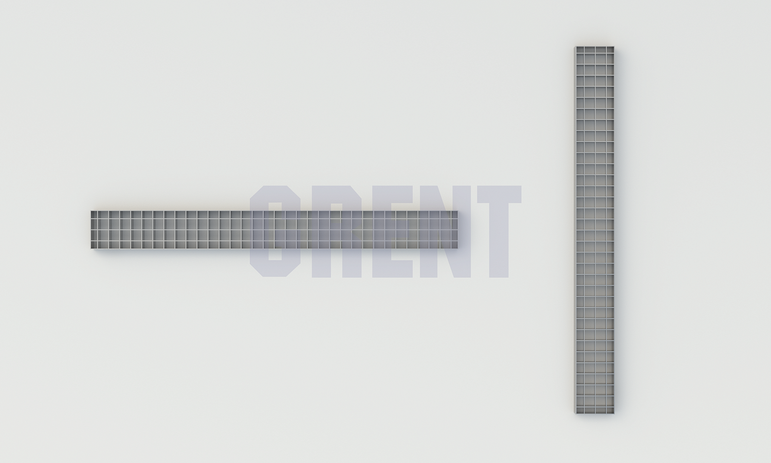 Решетка ячеистая из нержавеющей стали GRENT S 80