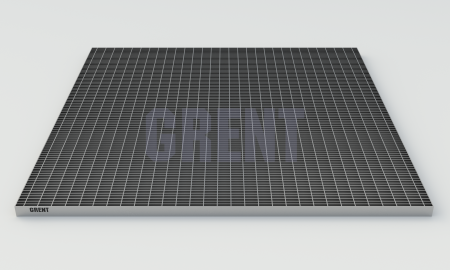 Прессованный настил из нержавеющей стали GRENT 33х11 1000х1000