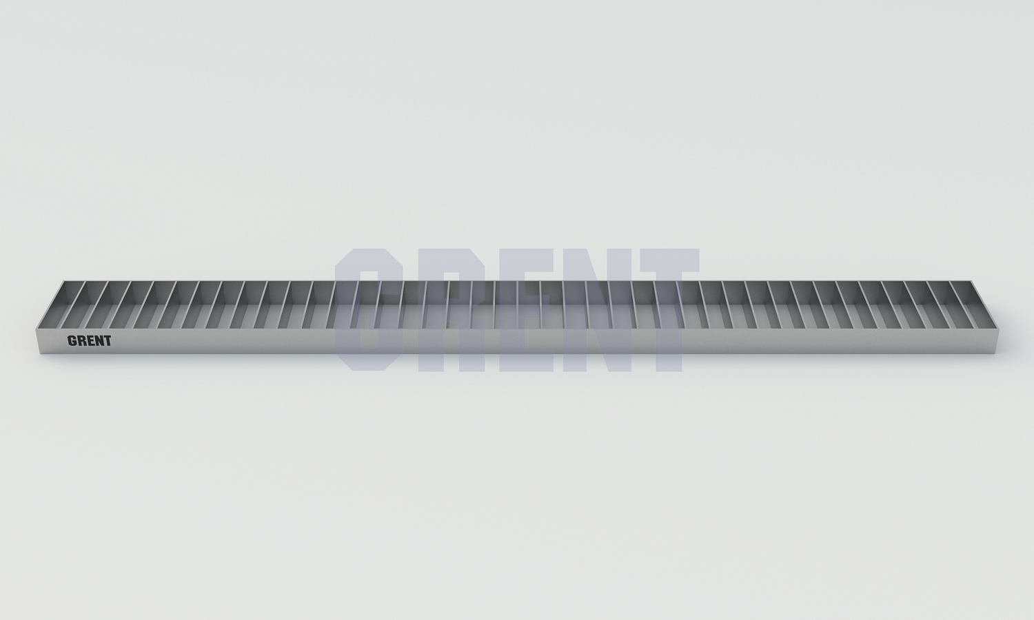 Решетка щелевая из нержавеющей стали GRENT S 250