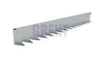 Бордюр стальной GRENT BR L-образный 1200*130, сталь 1.5 мм, нержавеющий Бордюр стальной GRENT BR L-образный 1200*130, сталь 1.5 мм, нержавеющий