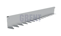 Бордюр стальной GRENT BR L-образный 1200*140, сталь 1.5 мм, нержавеющий Бордюр стальной GRENT BR L-образный 1200*140, сталь 1.5 мм, нержавеющий
